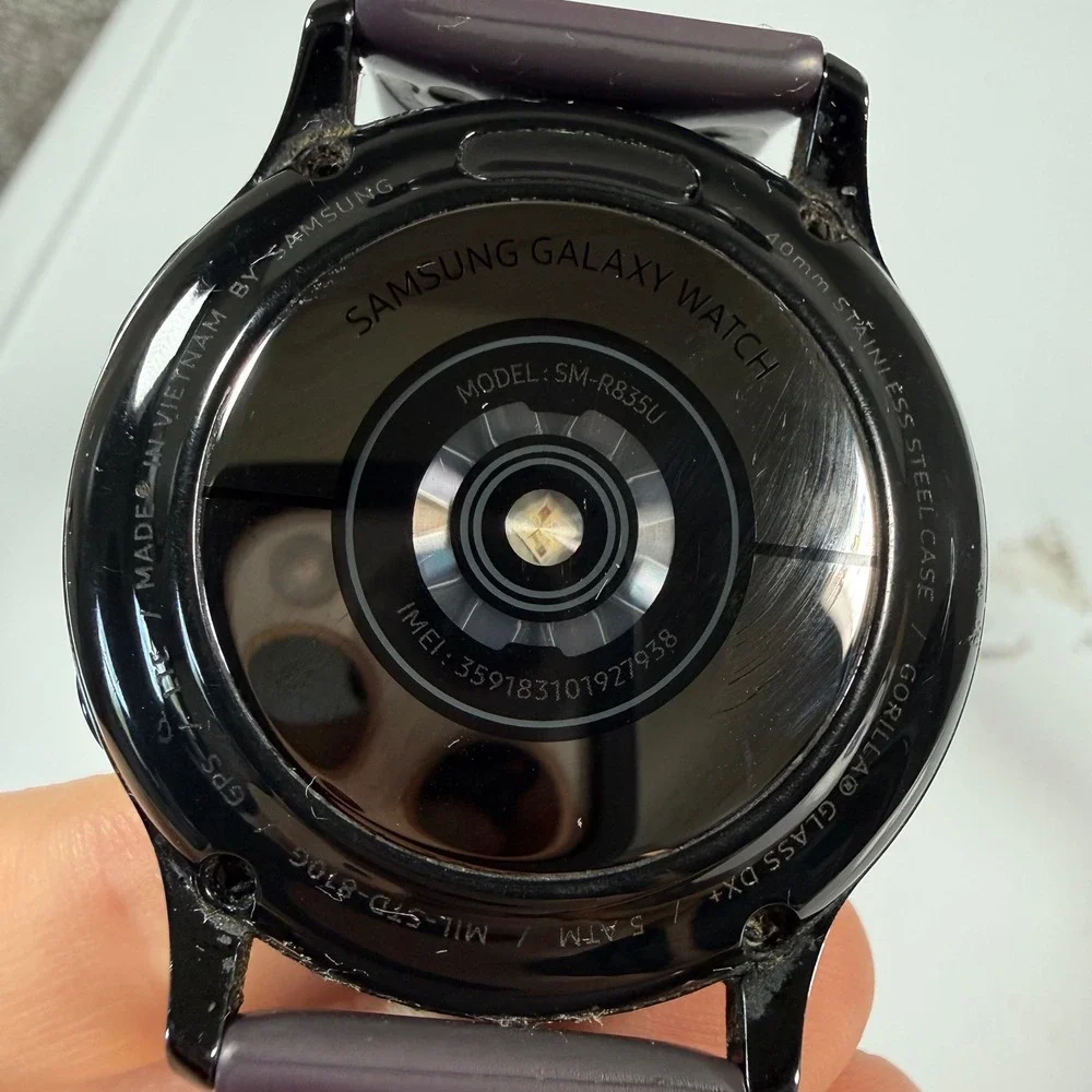 Samsung Galaxy Watch Active2 Smartwatch Black 40mm LTE *Untested* Running Active